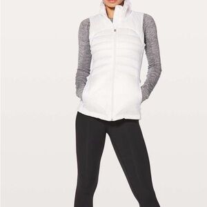 Lululemon White puffer vest